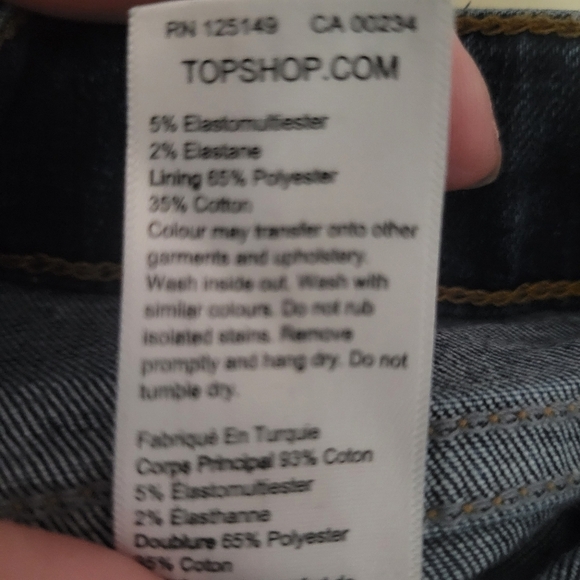 Topshop Jaime high rise jeans see description - Picture 4 of 9